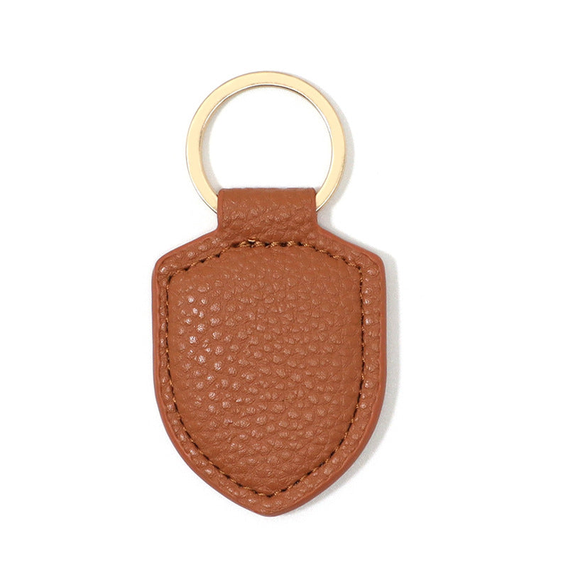 Wholesale Shield Leather Keychains